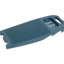 Stor tvättbräda, handtvättbräda, tvättbräda för tvätt Stor, hög seghet tvättbräda hushåll, 45 x 20 cm (mörkblå)