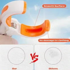 Hot Strandhandduksklämmor - 9 Stora Klämmor med 6 Klädhängare för Solstolar