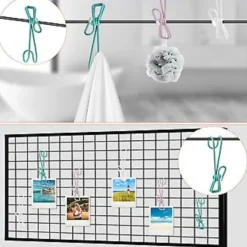 Hot Strandhandduksklämmor - 9 Stora Klämmor med 6 Klädhängare för Solstolar