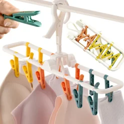 Sale Strumptork 12 klämmor - Hängställ för strumpor och underkläder