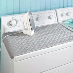Strykbordsmatta för bordsskiva, tvättkapsel, tvättmaskin, torktumlare, skyddande värmefilt för pressning av kläder silver