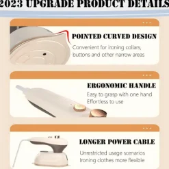 New Strykjärn Multifunktionell Handhållen Våt- och Torrångstrykjärn Khaki