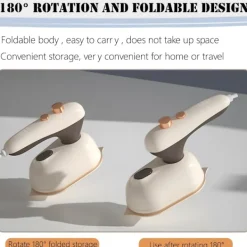 New Strykjärn Multifunktionell Handhållen Våt- och Torrångstrykjärn Khaki