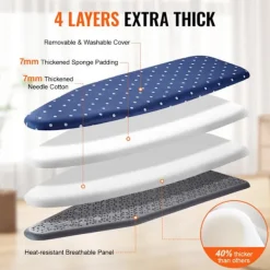 Online DUOKU Strykjärn--med Underskåp-förvaring-Tjock Strykjärn med 4 Lager-Värmetålig Fodral