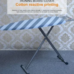 Online Strykjärnsbrädesöverdrag och dyna 87 42 Svettbeständigt strykjärnsbrädesöverdrag med elastiska kanter och dyna