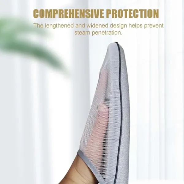 Online Strykjärnshandske för klädångare, Vattentät Anti-Steam Vante med Fingerslinga H
