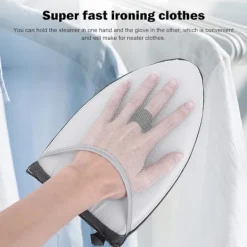New Strykjärnshandske för ångstrykjärn, ångbeständig handske, värmebeständig komplett skyddande ångstrykjärnsvante med fingerögla