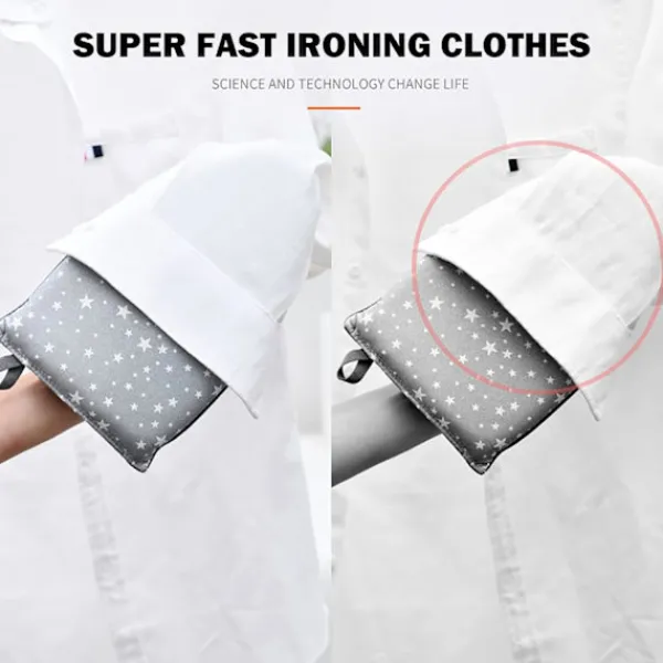 New Strykjärnshandske för ångstrykjärn, ångbeständig handske, värmebeständig komplett skyddande ångstrykjärnsvante med fingerögla