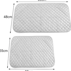 Hot Strykjärnsmatta, reflekterande strykjärnsmatta överdrag klädtork torktumlare bänkskiva strykbräda strykbräda(60 * 55c