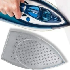 Outlet Strykjärnsskydd, aluminiummaterial, strykskoskydd, stryksko, strykjärnsplatta non-stick strykskydd, för kontor för