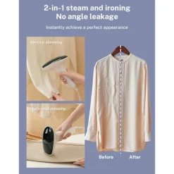 Outlet Strykmaskin Portabel Hushålls Ångborste Järn Blå