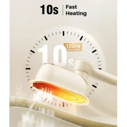 Discount Strykmaskin Portabel Mini LED-skärm 3-Nivå Justerbart Ångstrykjärn