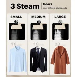 Discount Strykmaskin Portabel Mini LED-skärm 3-Nivå Justerbart Ångstrykjärn