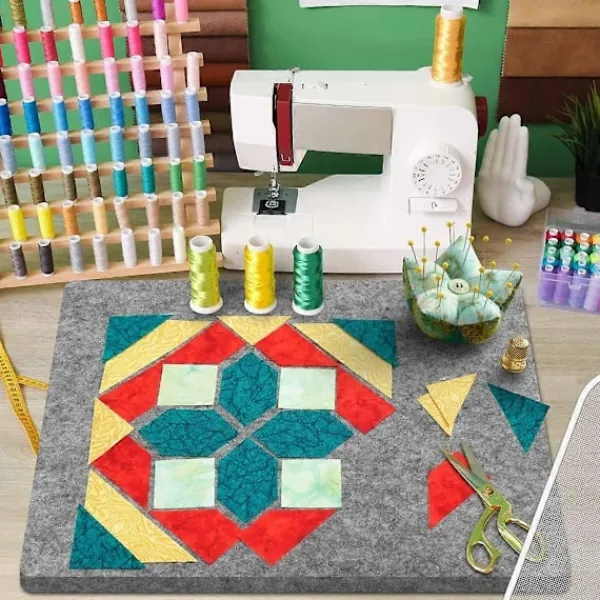 Online Strykmatta i ull för quiltare, ullpressmatta, lättstruken strykmatta som behåller värmen för quiltning och