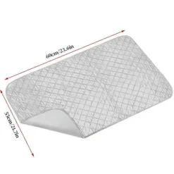 New Strykningsmatta Värmebeständig Halkfri Bomullsbräda Bärbar Rese Tjock Strykfilt