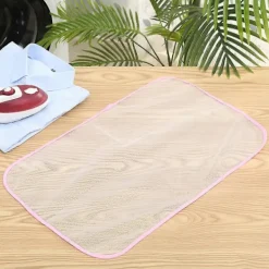 Clearance Strykningsmatta Värmeskyddande Pressdyna Tyg Polyester för Hemtvätt Ljusrosa 40x60cm/15.75x23.62in