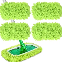 Hot Stycken Mikrofibermoppdukar för Swiffer Sweeper Mopp Refill Ångmopp, Våtservetter Överdrag Återanvändbara Tvättbara Moppdynor för Klinkergolv