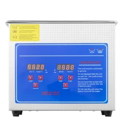 Discount SucceBuy 3L Ultraljudstvätt SUS304 Rostfritt stål, Digital Timer för Värmare, Professionell Ultraljudsrengörare för Smycken