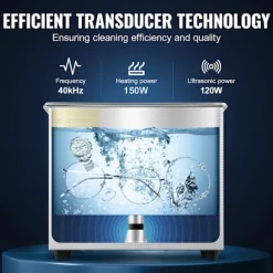 Discount SucceBuy 3L Ultraljudstvätt SUS304 Rostfritt stål, Digital Timer för Värmare, Professionell Ultraljudsrengörare för Smycken
