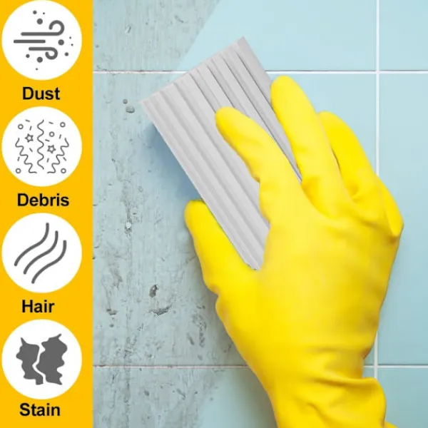 Online Super Dammsvamp, Magisk Dammtvättsvamp Våt Dammsvamp För Hushållsdammtvätt Persienner, Glas,