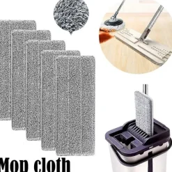 New DAO Superabsorberande Mopphuvud Refiller - Tvättbar Mikrofiber Rengöringsmopp Hushållsmopphuvud Rengöringsdyna (10 st) db