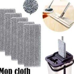 Sale Superabsorberande mopphuvudrefiller - Tvättbar mikrofiber mopphuvud för hushållsrengöring, tvättbar mikrofibermopp (10 st)