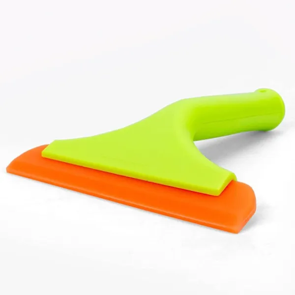 Online Supermjuk silikonskrapa, automatisk vattenskrapa, torkare, duschskrapa med långt handtag, lämplig för bilvindrutor, fönster, speglar