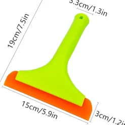 Online Supermjuk silikonskrapa, automatisk vattenskrapa, torkare, duschskrapa med långt handtag, lämplig för bilvindrutor, fönster, speglar