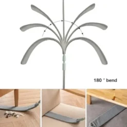 Outlet Supertunn och flexibel mopp för trånga utrymmen, 140 cm x 10 cm