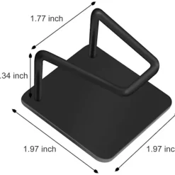 Svampställ för diskbänk, självhäftande SUS304 rostfritt stål diskställ svamphållare rostfri vattentät - 2 st