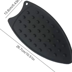 Best Svart silikon strykjärnsunderlägg värmebeständig platta för ångstrykjärn