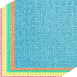 Swedish Dishcloths - 10-pack Eco-Friendly Cleaning Cloths - Absorbent and Reusable (FMY) 10 10