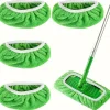 DMstore Swiffer Mopp Ersättningsdyna, Platta Golvmoppduk, Tvättsbar och Hållbar Ersättningsmoppduk, Dammmopphuvud, Användning i Våt och Torr