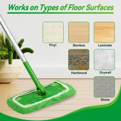 Clearance WAIDFU Swiffer Sweeper Mop Ersättningsdynor, Tyger för Swiffer Golvmopp, Återanvändbar Golvmoppöverdrag 2PCS