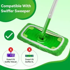 Clearance Swiffer Sweeper Mop-ersättningsplattor, dukar till Swiffer golvmopp, återanvändbart överdrag