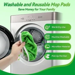 Clearance Swiffer Sweeper Mop-ersättningsplattor, dukar till Swiffer golvmopp, återanvändbart överdrag