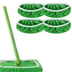 New Swiffer Sweeper Mopp Ersättningsdynor, Dukar för Swiffer Golvmopp, Återanvändbart Överdrag 4 Pcs