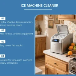 Sale unbranded 10Table Rengöringstabletter för ismaskiner Tar bort envis lukt Effektiv rengöring