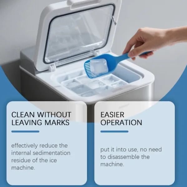 Sale unbranded 10Table Rengöringstabletter för ismaskiner Tar bort envis lukt Effektiv rengöring