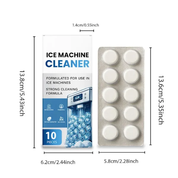 Sale unbranded 10Table Rengöringstabletter för ismaskiner Tar bort envis lukt Effektiv rengöring