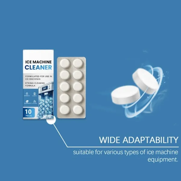 Sale unbranded 10Table Rengöringstabletter för ismaskiner Tar bort envis lukt Effektiv rengöring