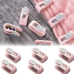 Online Täcke Clips, Täcke Fästen, Täcke Quilt Clips, Täcke Hållare, Plastlakan Clip, Lakan Clip 6 st-FA7-