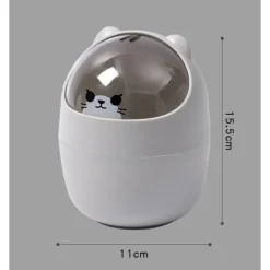 Clearance Tecknad Papperskorg Sopsäck Plast Liten, Grå, 1 styck