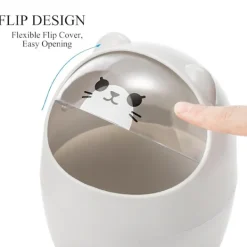 Clearance Tecknad Papperskorg Sopsäck Plast Liten, Grå, 1 styck