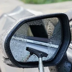 New Teleskopisk backspegelskrapa med utdragbar stång fönsterrengöringsskrapa