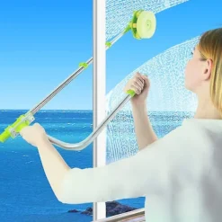 Sale Teleskopisk fönsterputsare - U-formad skrapa - Lätt att nå - WELLNGS