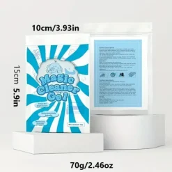 Clearance NSF Återanvändbar Magic Air Outlet Damm Mjuk Mud 2 delar RV Super Clean Slime Dust Cleaner