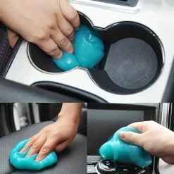 Clearance NSF Återanvändbar Magic Air Outlet Damm Mjuk Mud 2 delar RV Super Clean Slime Dust Cleaner