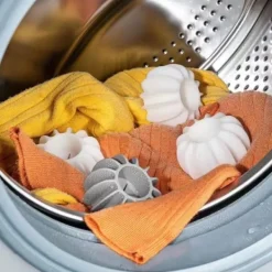 Sale Återanvändbar tvättboll i silikon - Kläder & Hårrengöringsverktyg, Husdjurshårborttagare, Katt Hår Catcher & Torkboll för tvättmaskiner (Grå)