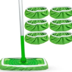 New Återanvändbara Mikrofibermoppdynor Kompatibla med Swiffer Sweeper Ersättning för Hushållsstädning 6